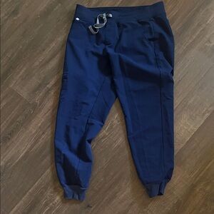 Figs Navy Blue Track Pants